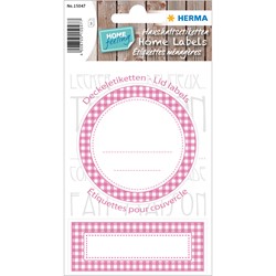 HERMA HOME Sticker Deckeletiketten, rosa