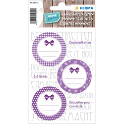 HERMA HOME Sticker Deckeletiketten, lila