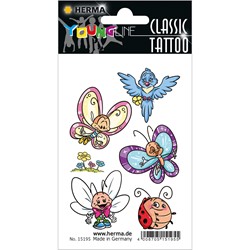 HERMA CLASSIC Tattoo, Schmetterling & Friends