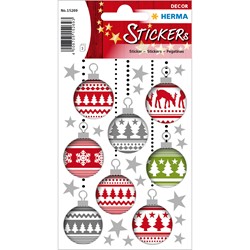 HERMA Decor Weihnachtssticker, Christbaumkugeln