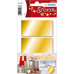 HERMA Decor Goldetiketten, 34 x 67 mm