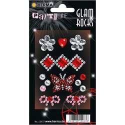 HERMA Glam Rocks Sticker, Butterfly