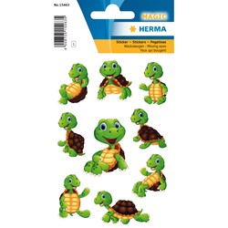 HERMA Magic Sticker, Little Turtle, Wackelaugen