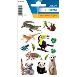 HERMA Sticker, Exotische Tiere