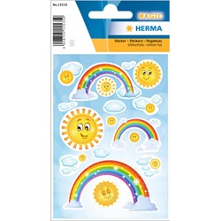 HERMA Sticker, Rainbow, Glitterfolie