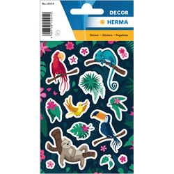 HERMA DECOR Sticker, Tropical Animals