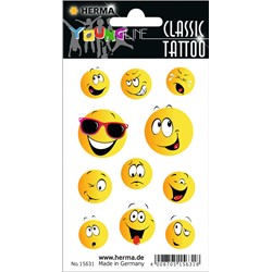 HERMA CLASSIC Tattoo, Colour, Happy face