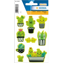 HERMA Magic Sticker, Happy Cactus Neonsticker