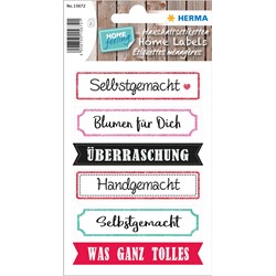 HERMA HOME Sticker, Überraschung, beglimmert