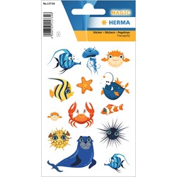 HERMA Magic Sticker, Freche Meeresviecher