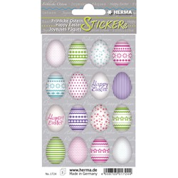 HERMA Oster-Sticker, Bunte Eier