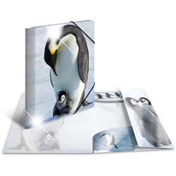 HERMA Sammelmappe Glossy, Pinguine, A4