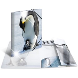 HERMA Sammelmappe Glossy, Pinguine, A3