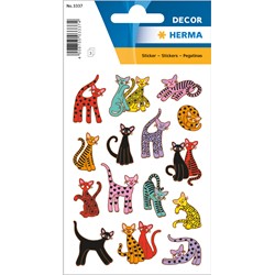 HERMA Decor Sticker, abstrakte Katzen