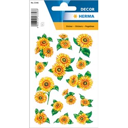 HERMA Decor Sticker, Sonnenblumen, beglimmert