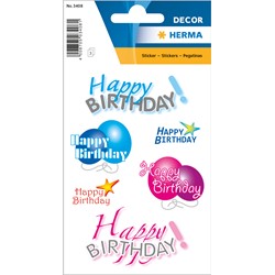 HERMA Decor Sticker, Happy Birthday
