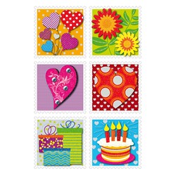 HERMA Magic Sticker, Briefmarkensticker, 3-D Papier