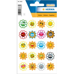 HERMA Magic Sticker, Crazy Suns, Puffy