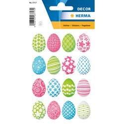 HERMA Decor Ostersticker, Fröhliche Bunte Ostereier