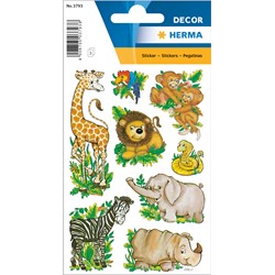 HERMA Decor Sticker, Dschungeltiere