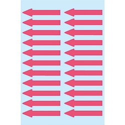 HERMA Hinweisetiketten, Pfeile leuchtrot, 4 Blatt