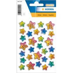 HERMA Magic Sticker, Sterne bunt, Stone