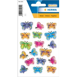 HERMA Magic Sticker, Schmetterlinge, Stone