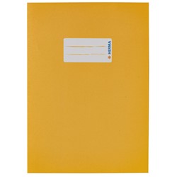 HERMA Heftschoner Papier, gelb, A5