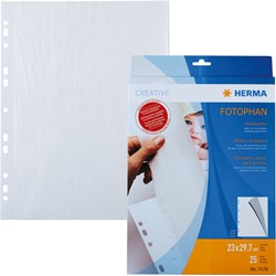 HERMA Fotokarton, 230 x 297 mm, weiß, 25 Blatt