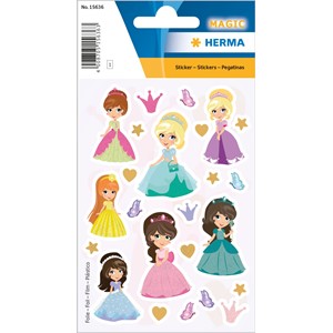 HERMA Magic Sticker Sweet Princess, Folie beglimmert