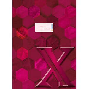 HERMA Heftschoner X, Karton, A4, weinrot