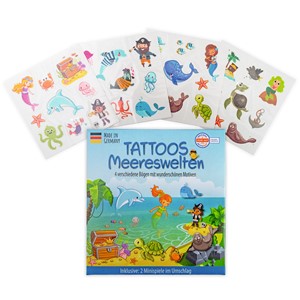 HERMA Meeresweltentattoos