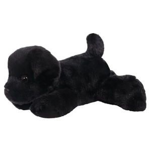 Aurora Mini Flopsies Blackie Black Labrador, 20cm