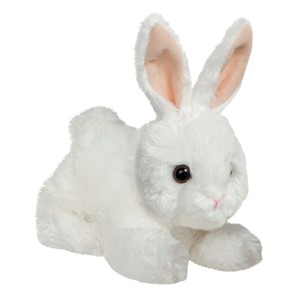 Aurora Mini Flopsies Baby Bunny White, Plüschtier, 20cm