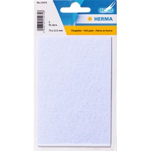 HERMA HOME Filzgleiter, weiß, 75 x 115 mm