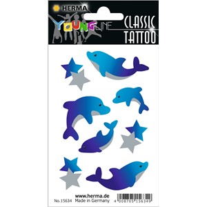 HERMA CLASSIC Tattoo, Colour, Delfine