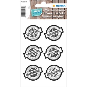HERMA HOME Sticker, Ein Geschenk, beglimmert