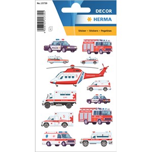 HERMA DECOR Sticker, Blaulicht Fahrzeuge
