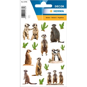 HERMA DECOR Sticker, Erdmännchen