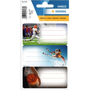 HERMA Vario Schuletiketten, Sport