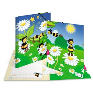 HERMA Sammelmappe, A4, Karton, Bienenwiese