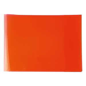 HERMA Heftschoner, Transparent PLUS, quer, rot, A5