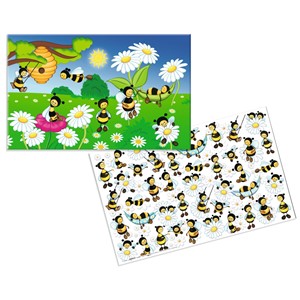 HERMA Schreibunterlage 550 x 350 mm, Bienenwiese