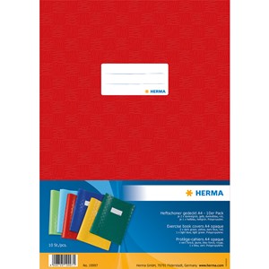 HERMA Heftschoner-Set, A4, gedeckt, farbig sortiert