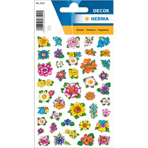 HERMA Decor Sticker, Kleine Blumenköpfe
