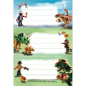 HERMA Playmobil Sticker, Dinos