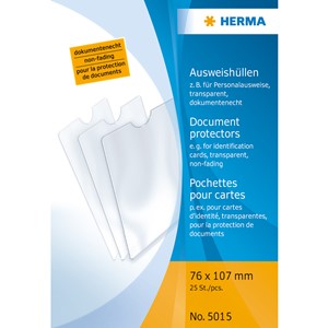 HERMA Ausweishülle, 76 x 107 mm, 25 Stück