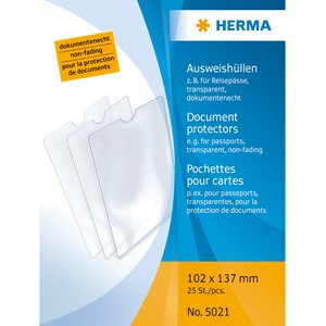 HERMA Ausweishülle, 102 x 137 mm