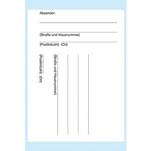 HERMA Textetiketten, weiß, 80x110 mm, 8 Stück