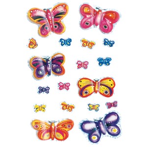 HERMA Magic Sticker, Schmetterlinge, 3D Flügel
